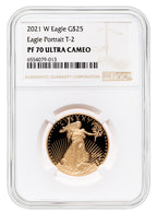 2022-W 1/2 oz Proof Gold Eagle $25 NGC PF70