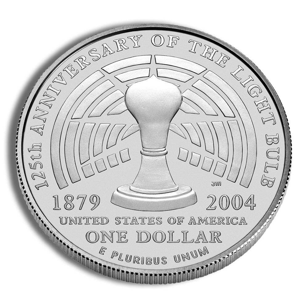2004-P $1 Thomas A. Edison Silver Commem - BU