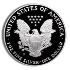 2001-W Proof Silver Eagle with Box & COA