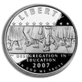 2007-P $1 Little Rock, Deseg Silver Commem - Proof