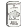 1 oz Silver Bar - Buffalo Design