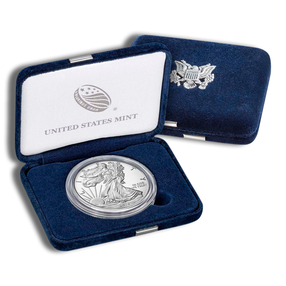 2018-S Proof Silver Eagle with Box & COA