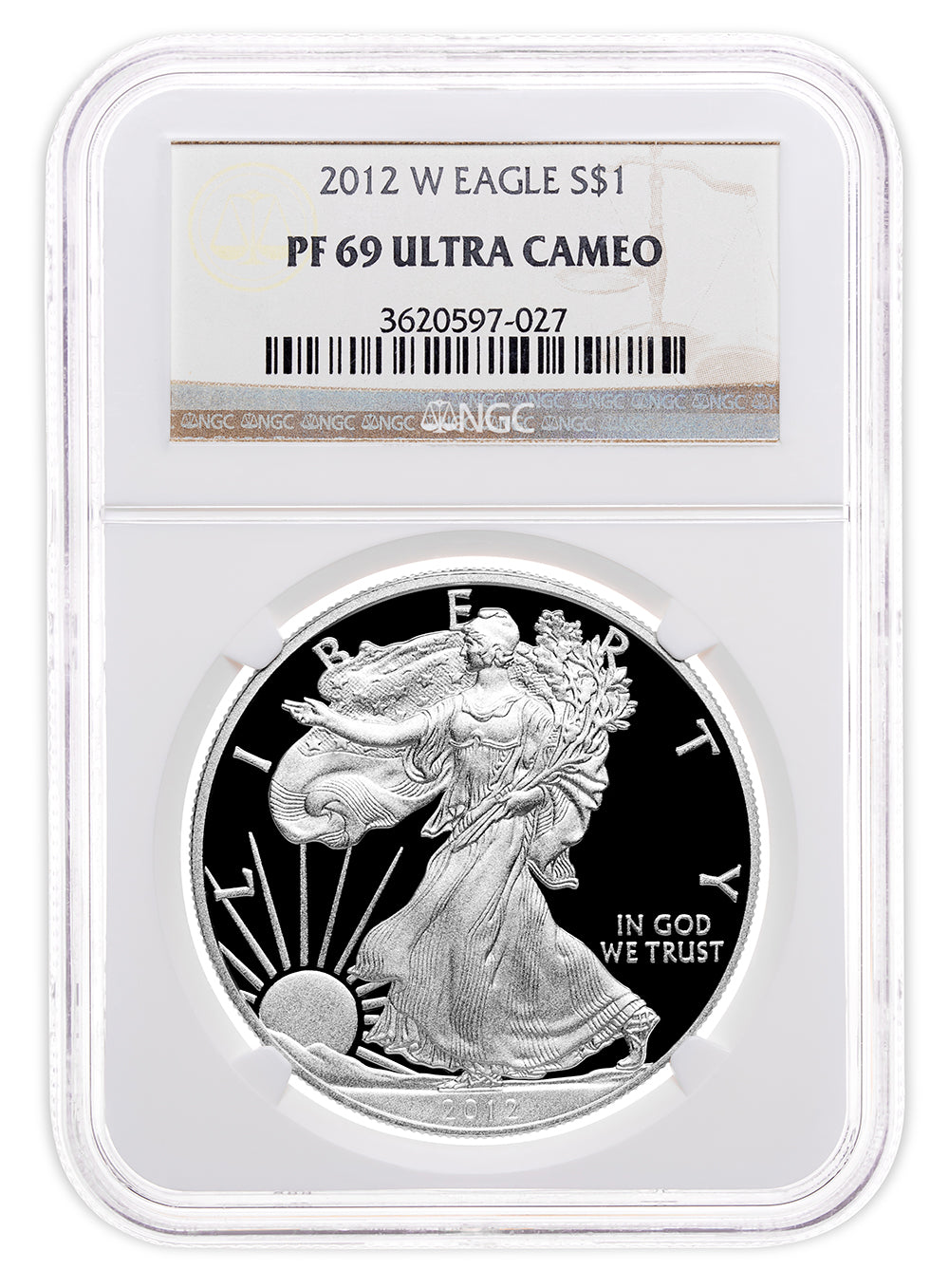 2012-W Proof Silver Eagle NGC PF69