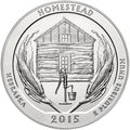 2015 5 oz ATB Homestead Silver Coin - BU