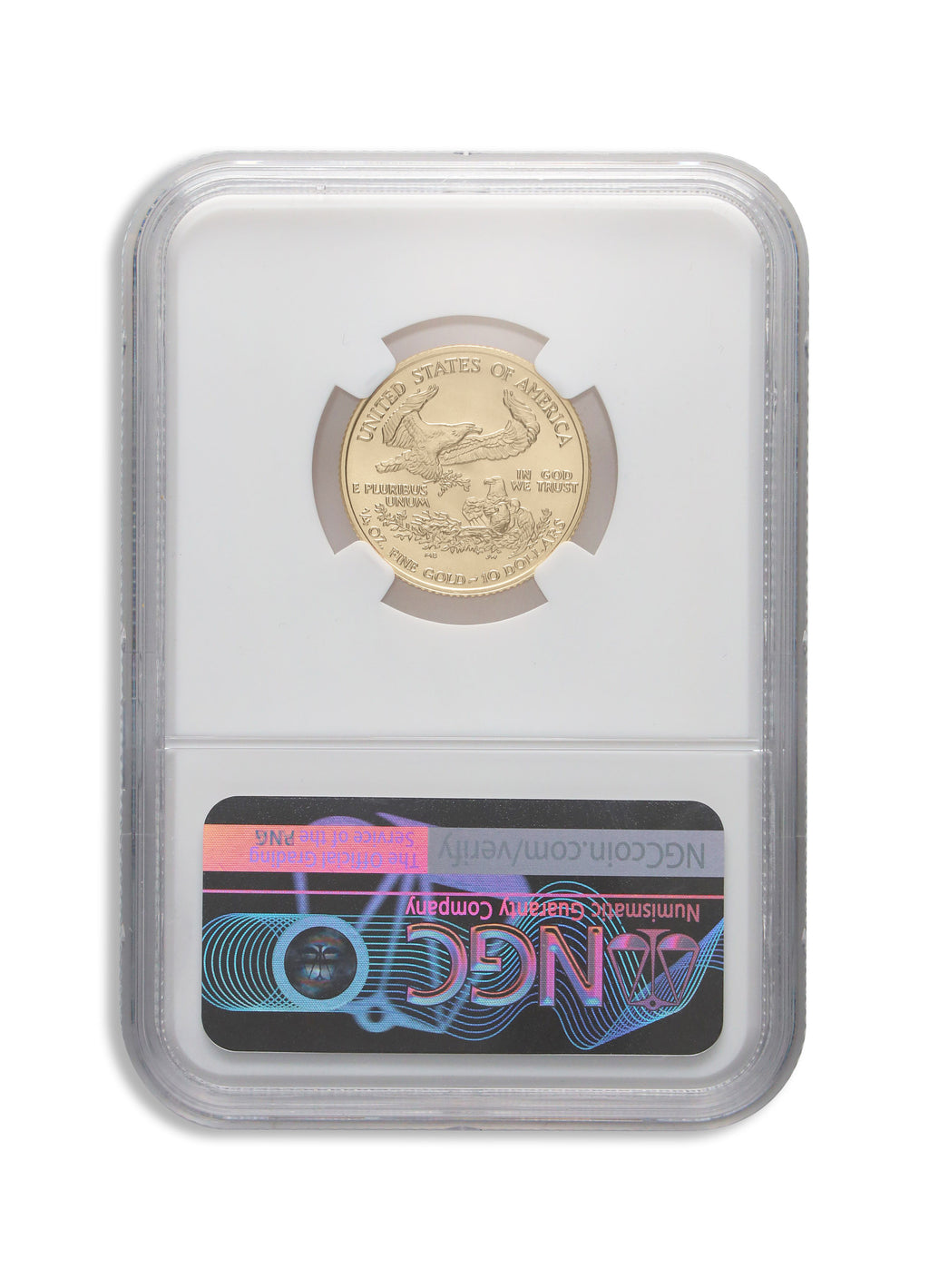 2007 1/4 oz Gold Eagle $10 NGC MS70