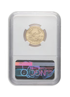 2007 1/4 oz Gold Eagle $10 NGC MS70