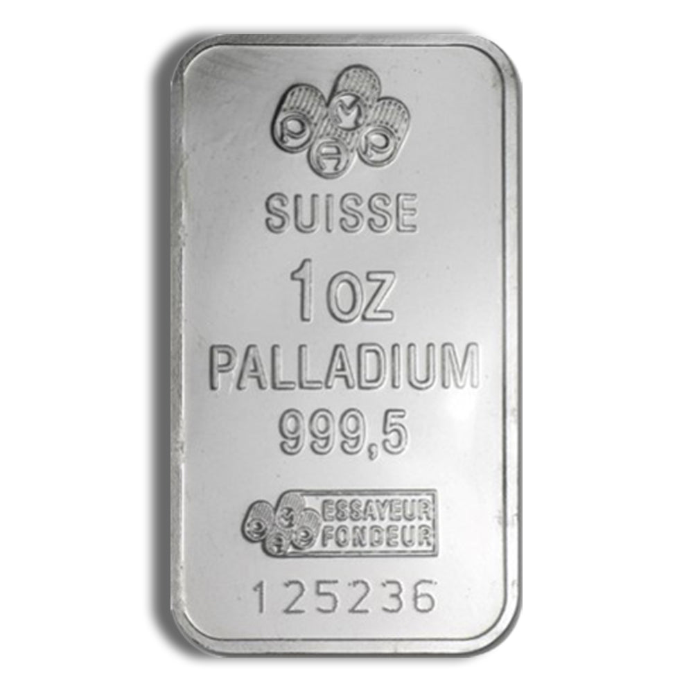 1 oz Palladium Bar - Credit Suisse (Carded)