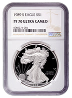 1989-S Proof Silver Eagle NGC PF70