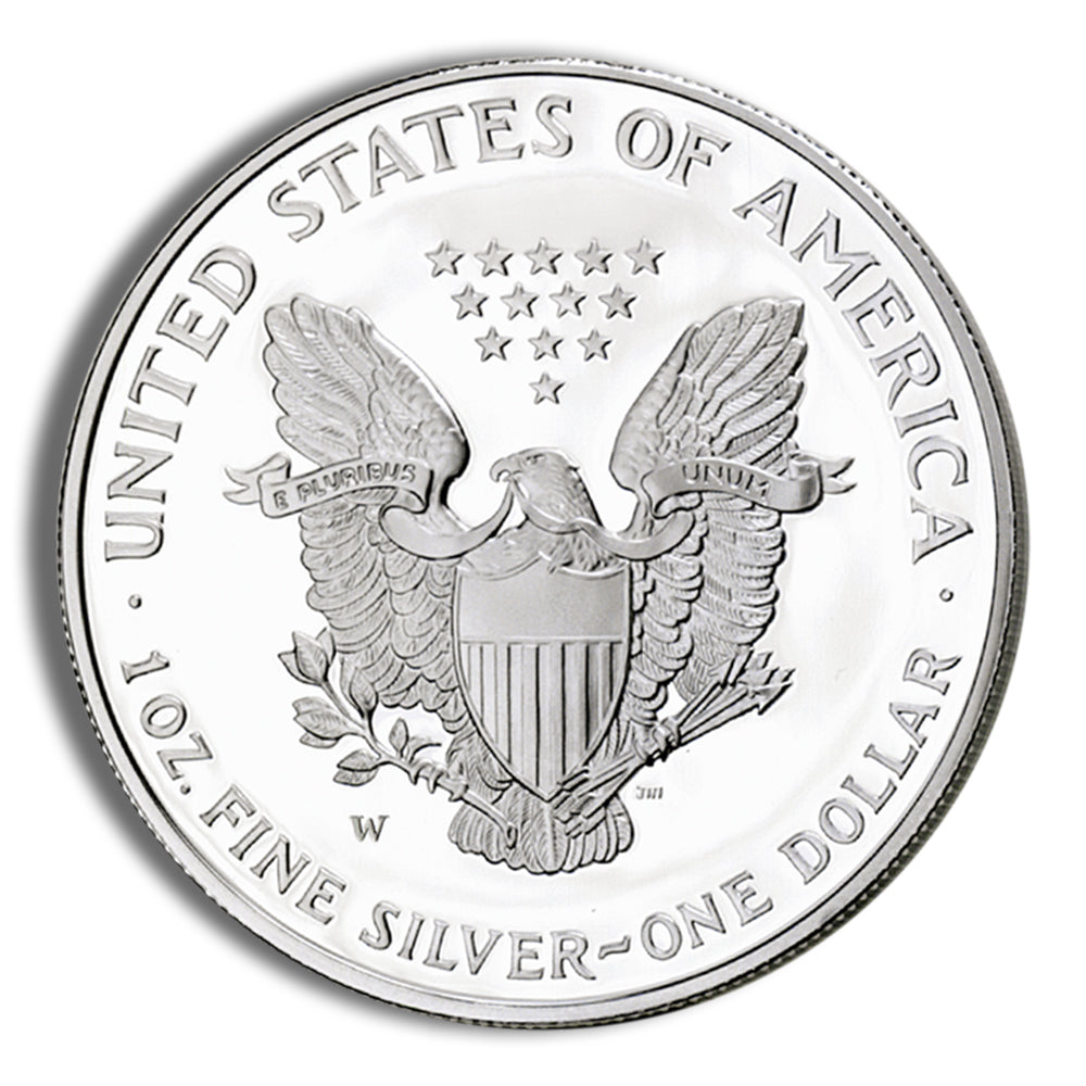 2015-W Proof Silver Eagle with Box & COA