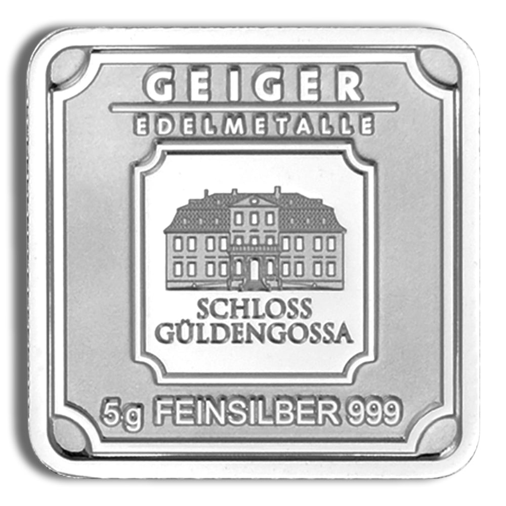 30 x 5 gram Silver Geiger Bar Box