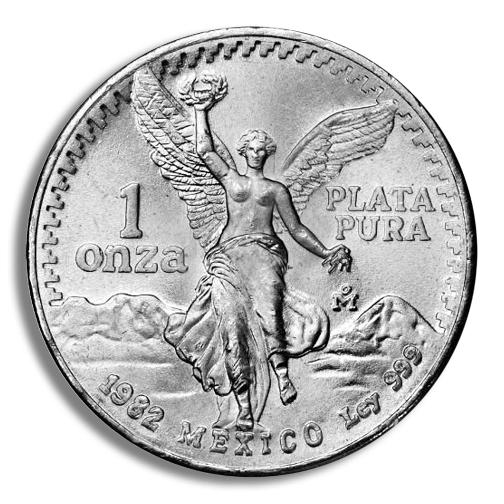 1982 1 oz Silver Mexican Libertad - BU