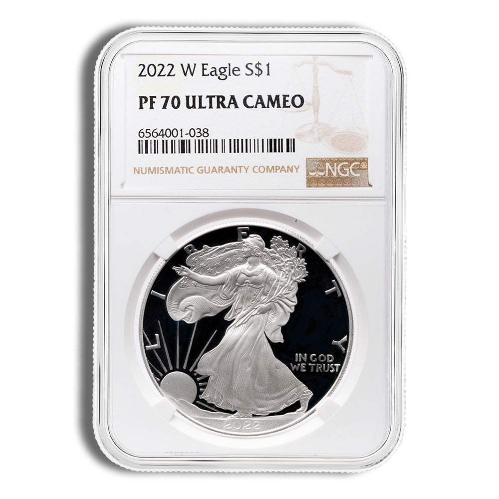 2022-W Proof Silver Eagle NGC PF70