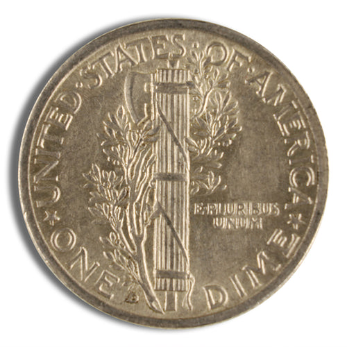 $1 FV 90% Silver Mercury Dimes - AU