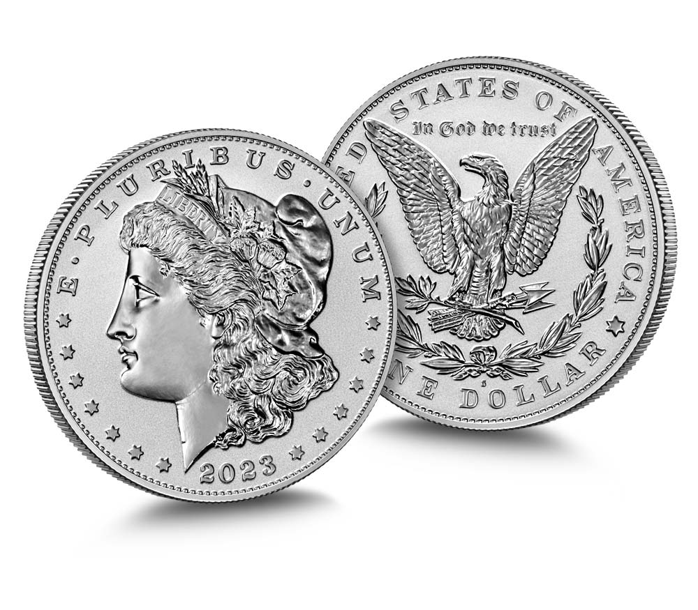 2023-S Morgan & Peace Dollar Two-Coin Reverse Proof Set