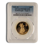 2021-W 1/2 oz Proof Gold Eagle $25 PCGS PR70 - Type 2