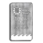 100 oz Silver Bar - Britannia