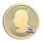 1/20 oz Gold Maple Leaf (Year Varies - Sealed)