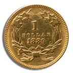 $1 Gold Indian Type 3 - Cleaned/Low Grade