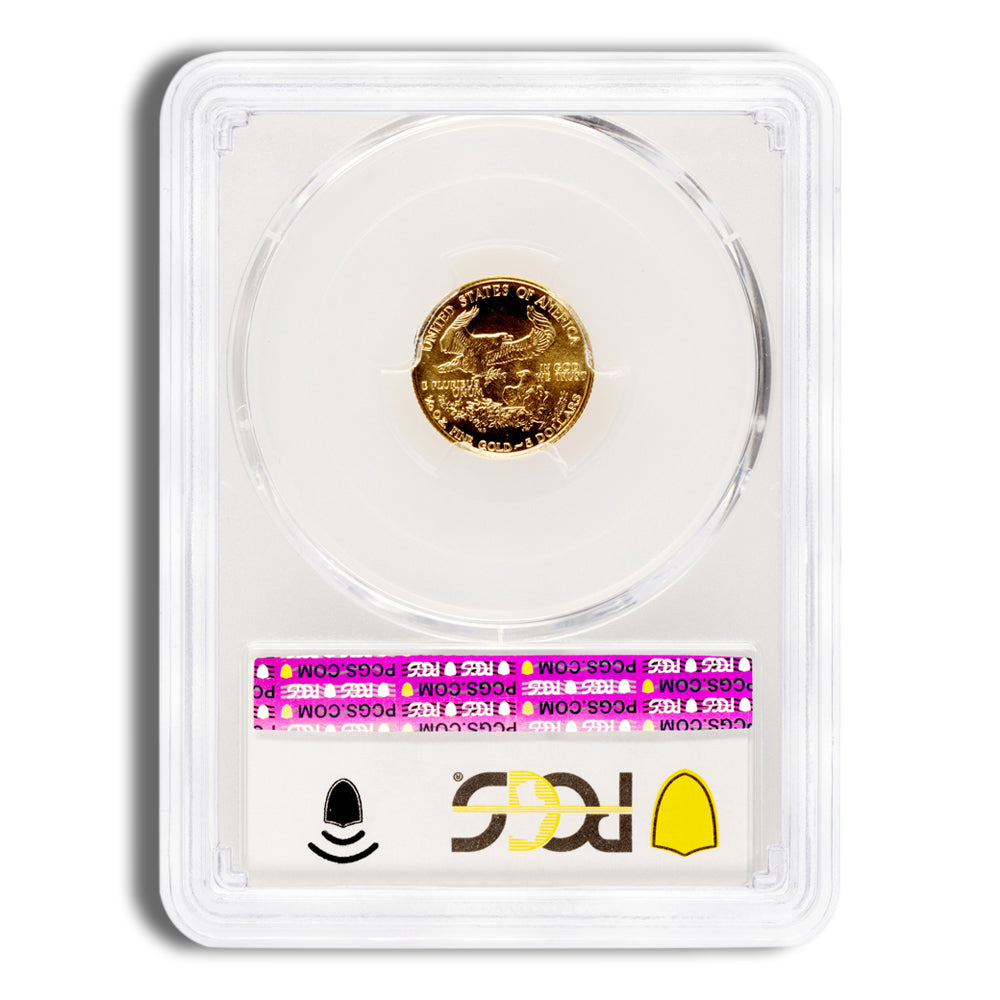 1986 1/10 oz Gold Eagle $5 PCGS MS69