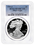 1993-P Proof Silver Eagle PCGS PR70