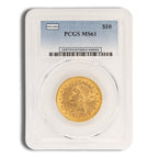 $10 Gold Liberty Eagle - PCGS MS61