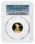 2000-W 1/4 oz Proof Gold Eagle $10 PCGS PR70