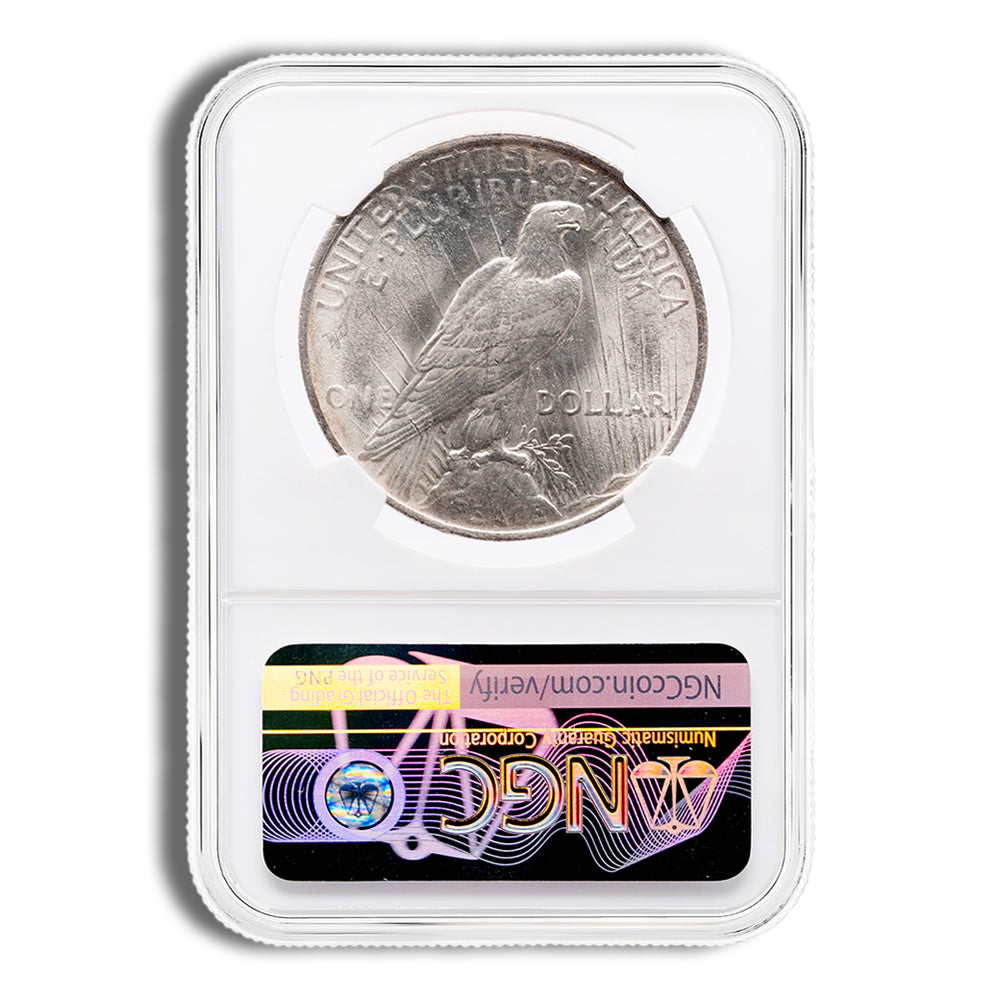 Peace Dollar - NGC MS63 (Toned)