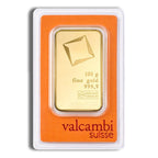 100 gram Gold Bar - Valcambi (Carded)