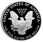 1989-S Proof Silver Eagle with Box & COA