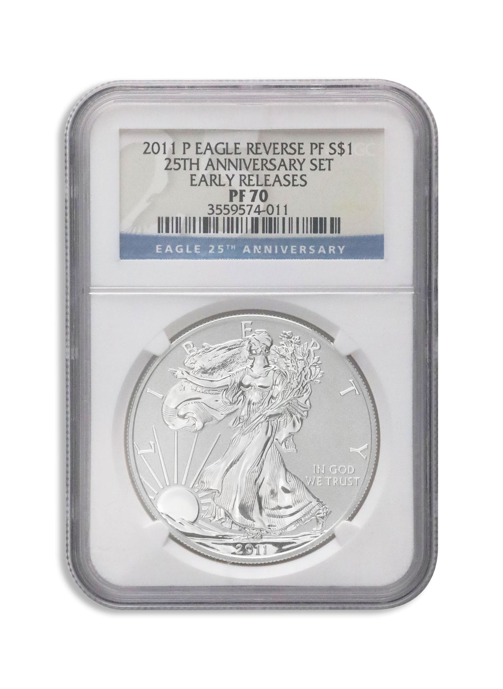 2011-P Reverse Proof Silver Eagle NGC PF70 Early Releases